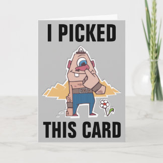 NOSE PICKER FUNNY BIRTHDAY CARDS