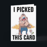 NOSE PICKER FUNNY BIRTHDAY CARDS<br><div class="desc">I PICKED THIS CARD JUST FOR YOU BIRTHDAY CARDS</div>