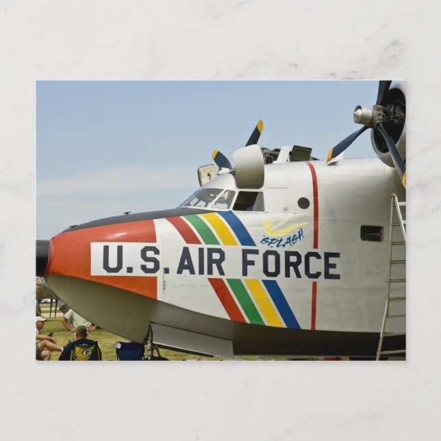 Nose section Air Force Grumman HU-16B Postcard (Front)