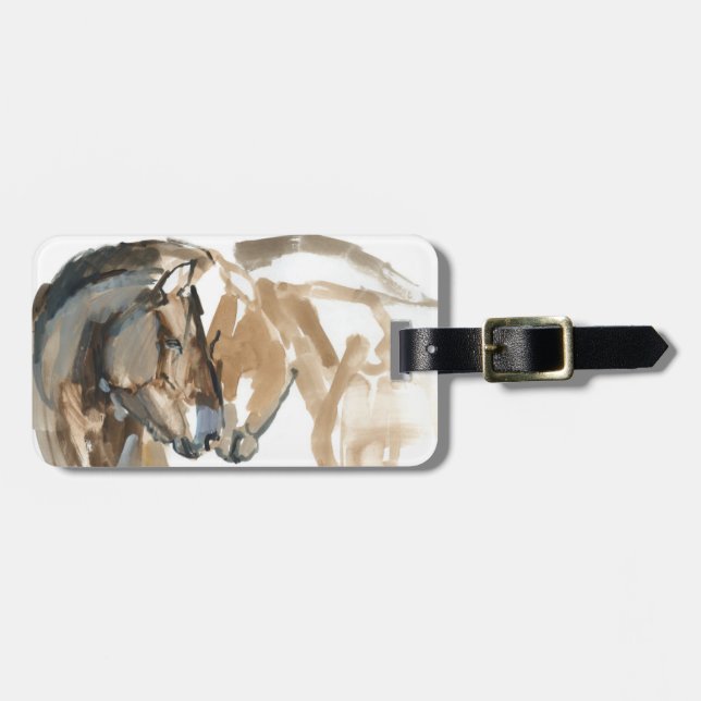 Nose to Nose Luggage Tag (Front Horizontal)