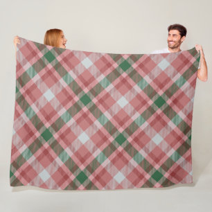 Nosegay Garden Tartan Fleece Blanket