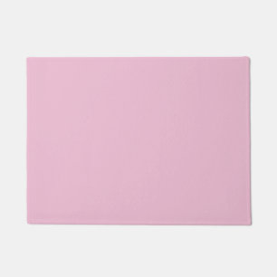 Nosegay Light Pink Solid Colour Print, Blush Doormat