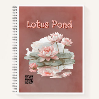 Nosegrey Lotus Pond Notebook
