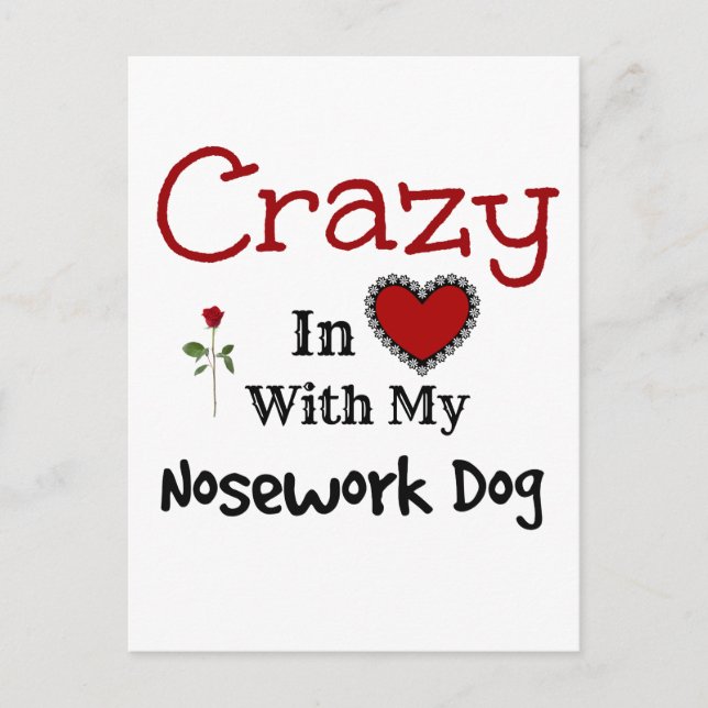 Nosework Dog Postcard (Front)