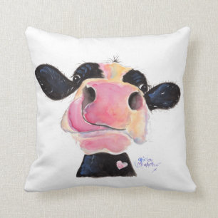 Nosey Cow 'Jammie Jessie' Throw Cushion