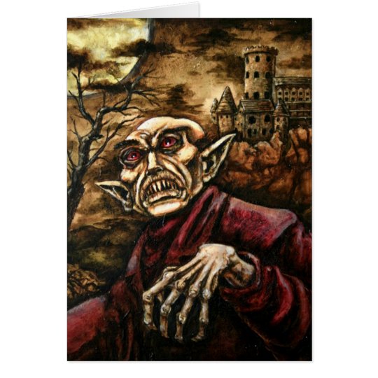 Nosferatu Halloween Card