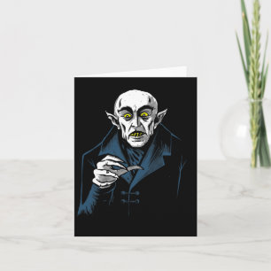 Nosferatu Halloween Vampire Horror Dracula Card
