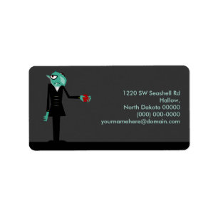 Nosferatu Invites You Address Label