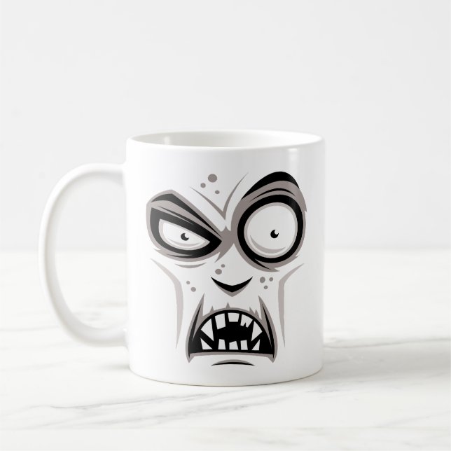 Nosferatu Vampire Face Coffee Mug (Left)