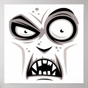 Nosferatu Vampire Face Poster