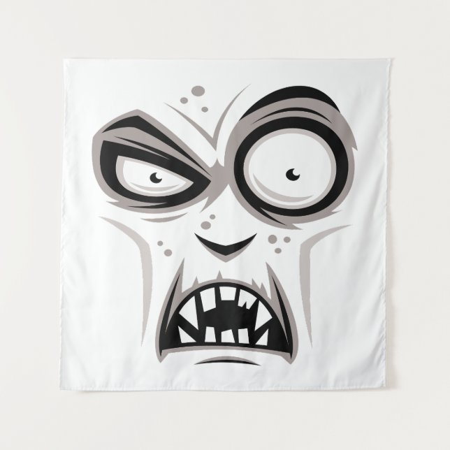 Nosferatu Vampire Face Tapestry (Front)