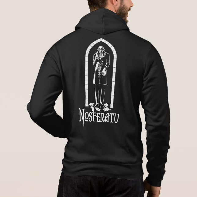 Nosferatu Vampire Hoodie (Back)