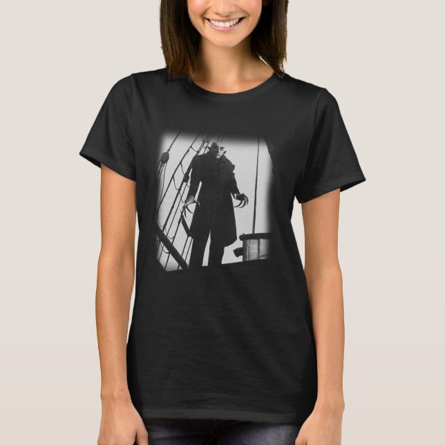 Nosferatu Vampire  Horror Dracula Vlad Tepes Poste T-Shirt (Front)