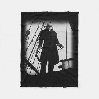 Nosferatu Vampire Horror Dracula Vlad Tepes Poster Fleece Blanket