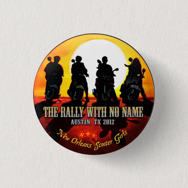 NOSG "The Rally With No Name" button (Front)