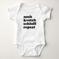 Nosh Kvetch Schluff Repeat Unisex Yiddish