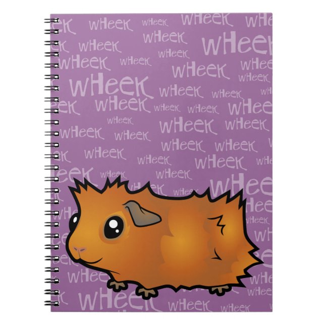 Nosiy Guinea Pig (scruffy) Notebook (Front)