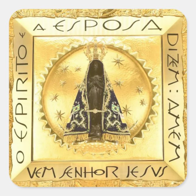 Nossa Senhora da Conceição Aparecida Square Sticker (Front)