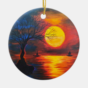 Nostalgia  ceramic tree decoration