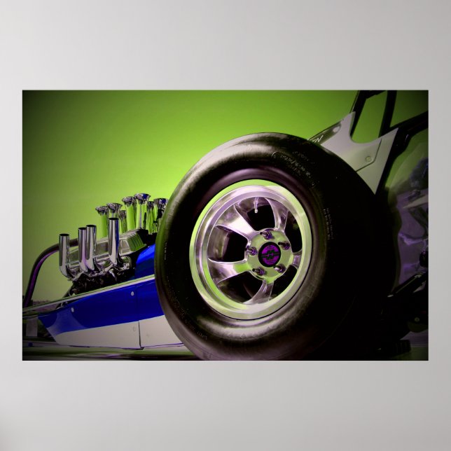 Nostalgia Dragster Poster (Front)