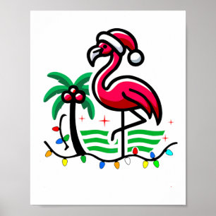 Nostalgia Holiday Tees Uni-adult Christmas Flaming Poster