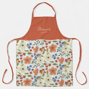 Nostalgia in Full Bloom  Apron