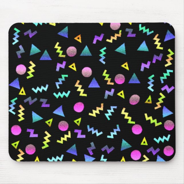 Nostalgic 80s 90s arcade / movie theatre / bowling mouse mat (Front)