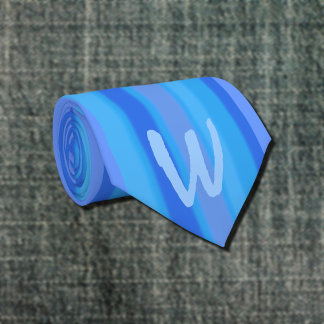  nostalgic aqua stripes tie