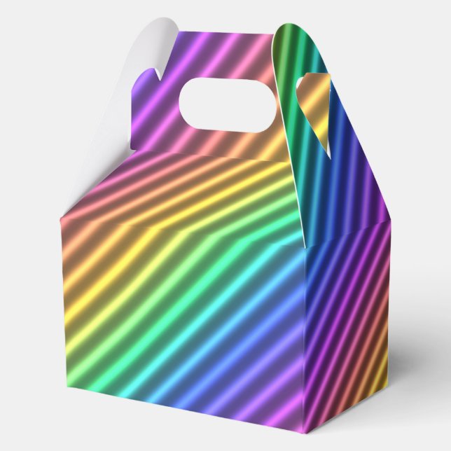 nostalgic arcade stripe : favour box (Back)