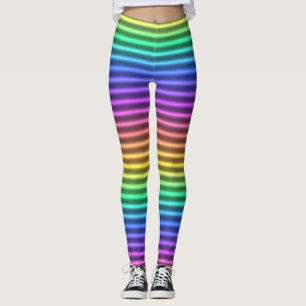 nostalgic arcade stripe : leggings