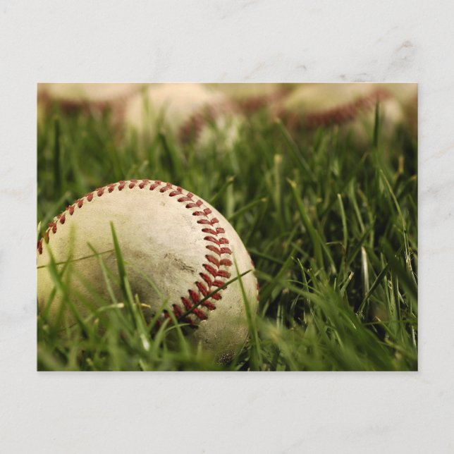 Nostalgic Baseballs Postcard (Front)