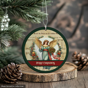 Nostalgic Christmas Ornament Vintage Angel Accent