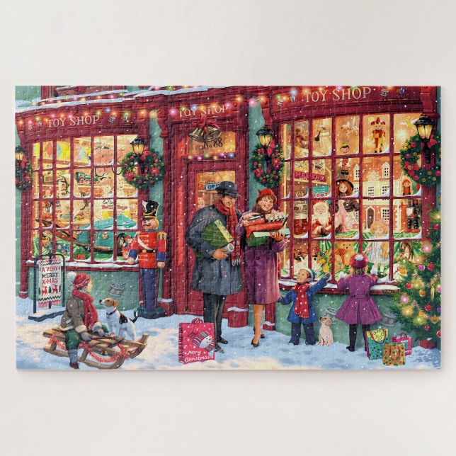 Nostalgic Christmas Toy Shop Jigsaw Puzzle (Horizontal)