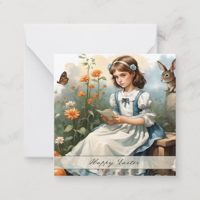 Nostalgic Easter Idyll Card (Front)