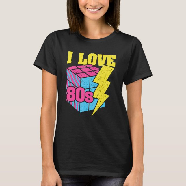 Nostalgic I Love Retros 80's Trip Down Memory Lane T-Shirt (Front)