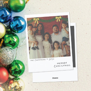 Nostalgic Instant Photo Christmas Card