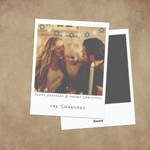 Nostalgic Instant Photo Hanukkah/Christmas Card