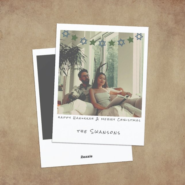 Nostalgic Instant Photo Hanukkah/Christmas Card (Creator Uploaded)