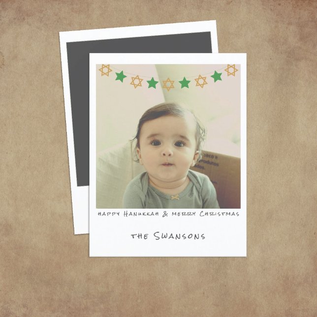Nostalgic Instant Photo Hanukkah/Christmas Card (Creator Uploaded)