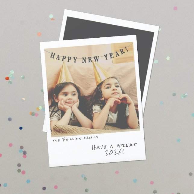 Nostalgic Instant Photo New Year Card (Creator Uploaded)