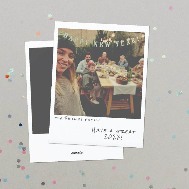 Nostalgic Instant Photo New Year Card (Creator Uploaded)