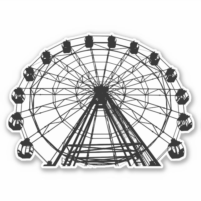 Nostalgic Joyride - Ferris Wheel Silhouette (Front)
