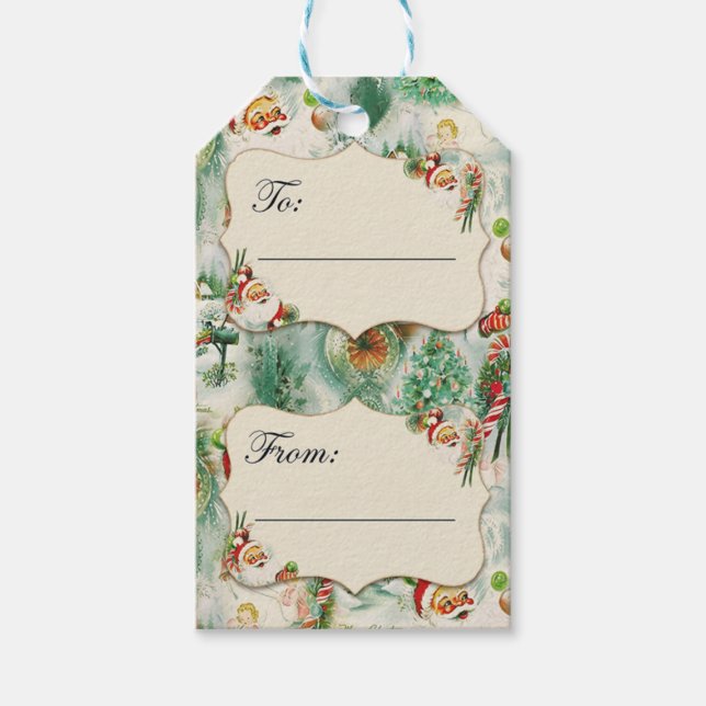 Nostalgic Kitschmas  Gift Tags (Front)