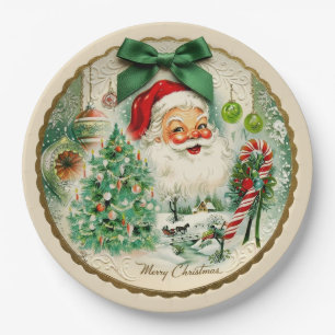 Nostalgic Kitschmas Paper Plate