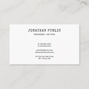 Nostalgic Look Professional Elegant Template Cool Business Card