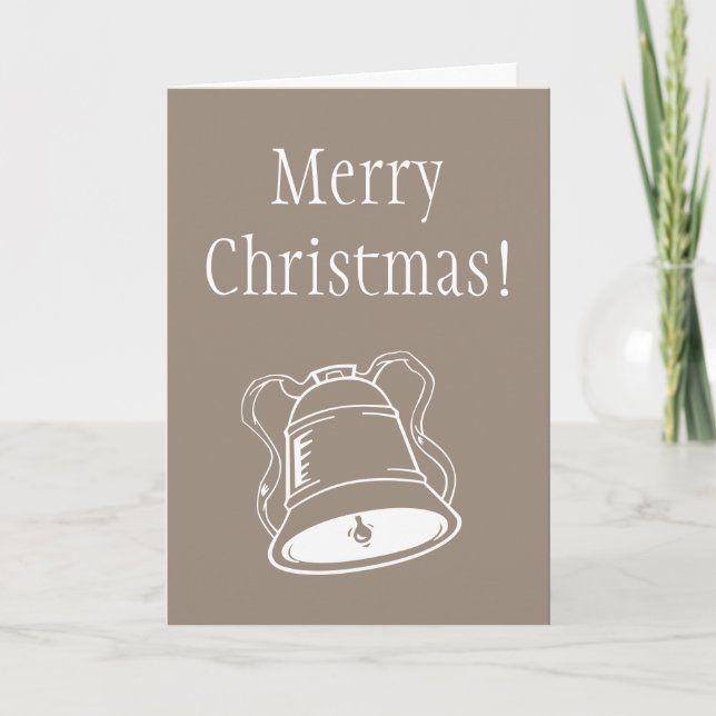 Nostalgic "Merry Christmas!" Card (Front)