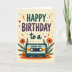Nostalgic Mix Birthday Card