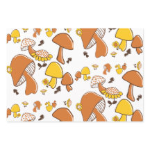 Nostalgic Mushroom Pattern