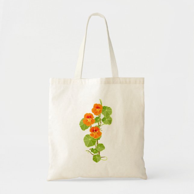 Nostalgic Nasturtium Tote Bag (Front)