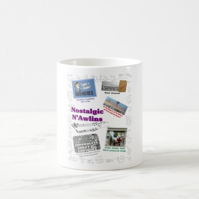 Nostalgic N'Awlins Jingles Coffee Mug (Center)